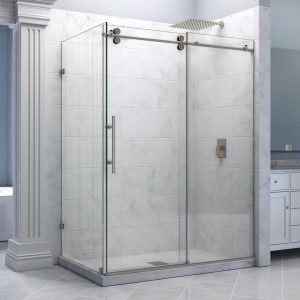 Modular shower with top hanging rolling system 04